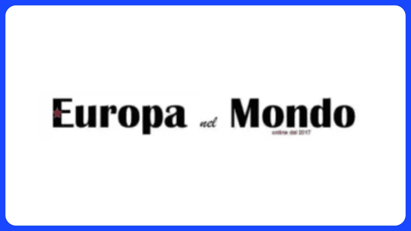 Europa nel Mondo - Domenico Amicuzi Europa nel Mondo - Domenico Amicuzi