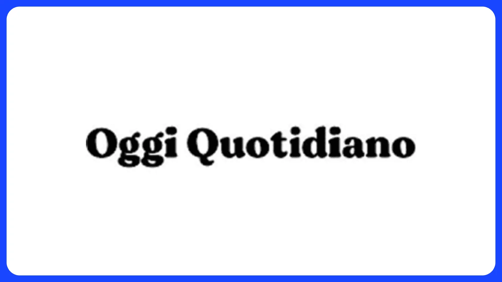 Oggi Quotidiano - Domenico Amicuzi Oggi Quotidiano - Domenico Amicuzi
